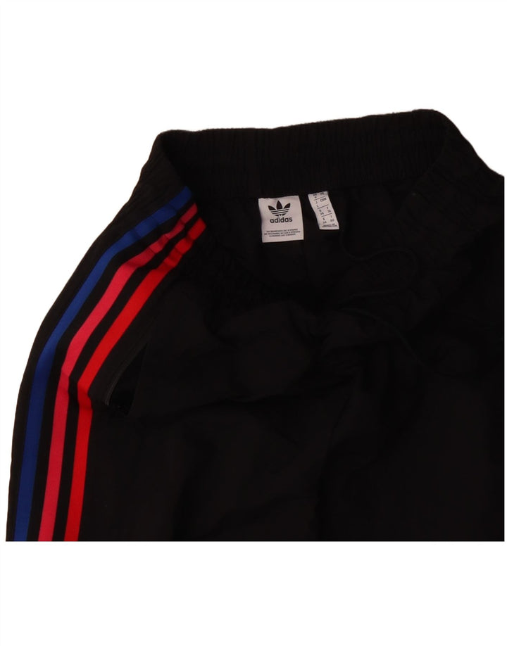ADIDAS Womens Tracksuit Trousers Joggers UK 8 Small Black