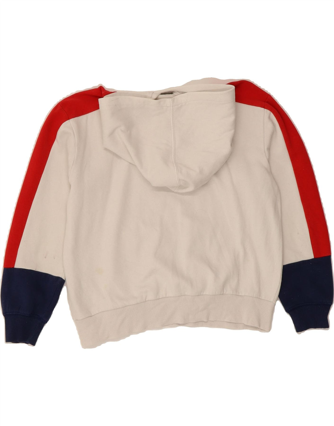 LEVI'S Boys Hoodie Jumper 11-12 Years White Colourblock Cotton Vintage Levi's and Second-Hand Levi's from Messina Hembry 