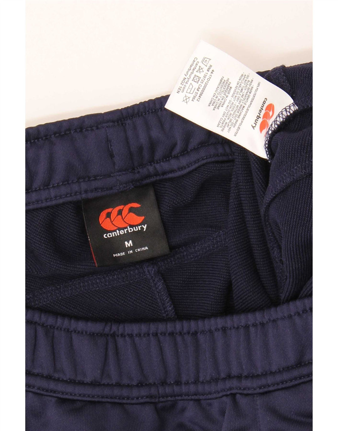 Canterbury Mens Graphic Tracksuit Trousers Medium Navy Blue Polyester