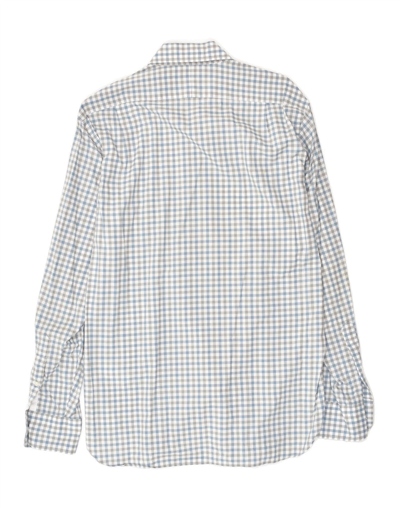 J. CREW Mens Ludlow Shirt Medium Blue Gingham Cotton | Vintage J. Crew | Thrift | Second-Hand J. Crew | Used Clothing | Messina Hembry 