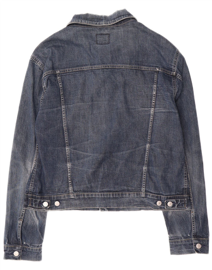 Energie Mens Denim Jacket UK 42 XL Blue Cotton
