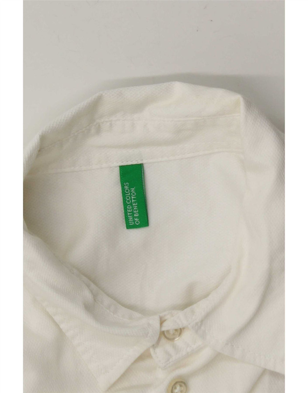 Benetton Mens Shirt Small White