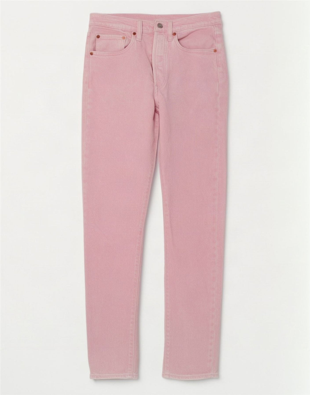 Levi's Womens 501 Straight Jeans Small W27 L29 Pink