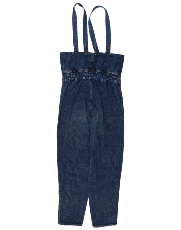 Vintage Womens Denim Jumpsuit UK 10 Small  Blue