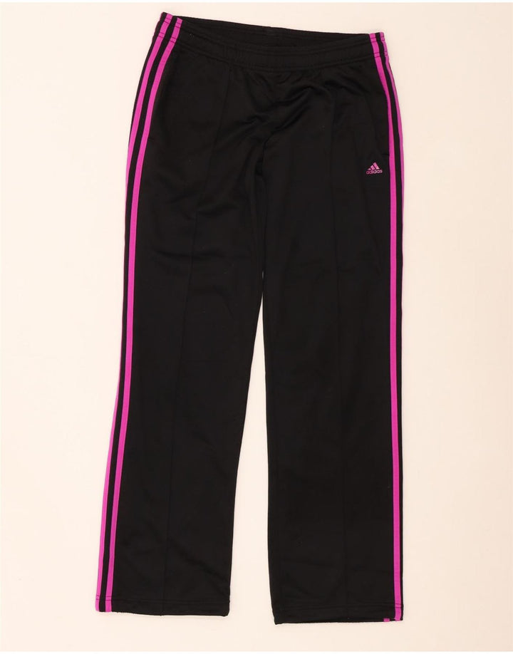 Adidas Womens Tracksuit Trousers UK 8/10 Small Black Polyester