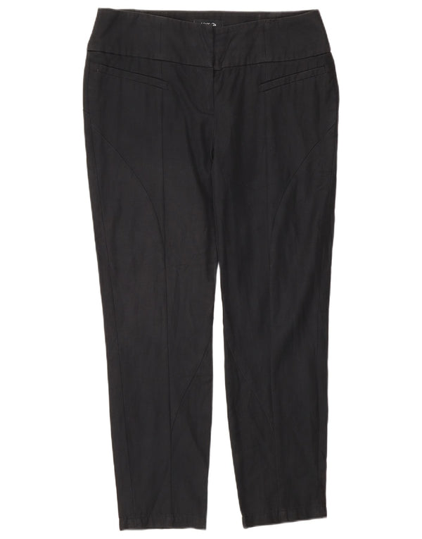 Max & Co. Womens Skinny Chino Trousers UK 12 Medium W30 L27 Black Cotton