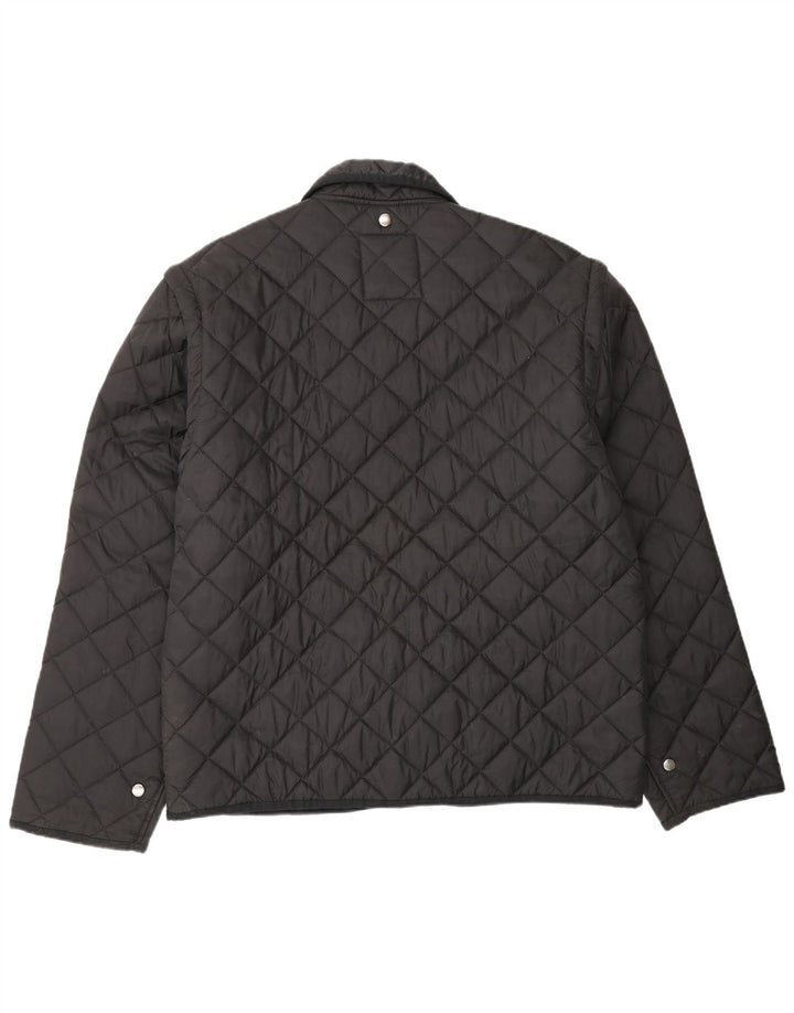 Lotto Mens Workwear Quilted Jacket UK 42 XL Black Polyamide