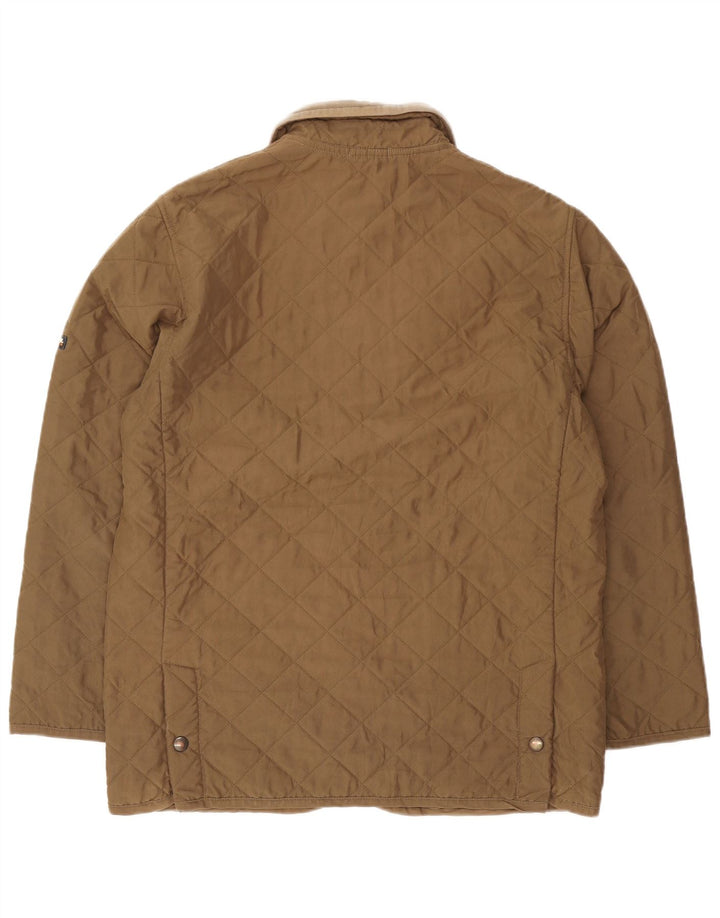 Peter & Paul Mens Quilted Jacket UK 38 Medium Khaki
