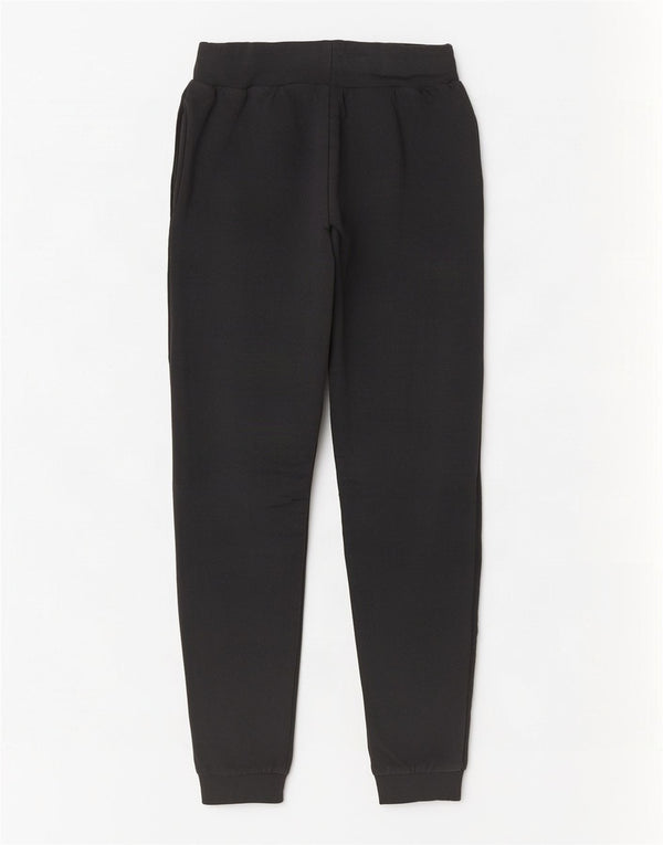 Sergio Tacchini Womens Tracksuit Trousers Joggers UK 12 Medium Black Cotton