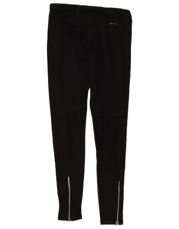 Nike Womens Dri Fit Leggings UK 14 Medium Black