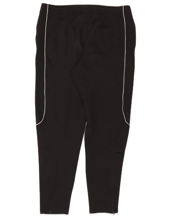 Adidas Mens Tracksuit Trousers Large Black Polyester
