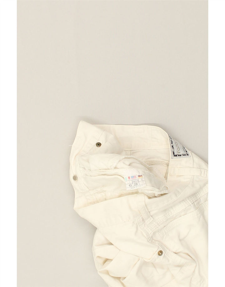 ROCCOBAROCCO Womens Slim Jeans W29 L31  White Cotton | Vintage Roccobarocco | Thrift | Second-Hand Roccobarocco | Used Clothing | Messina Hembry 