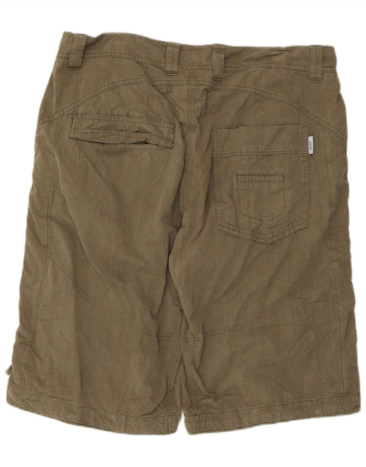 Fat Face Mens Cargo Shorts W38 XL Khaki Cotton