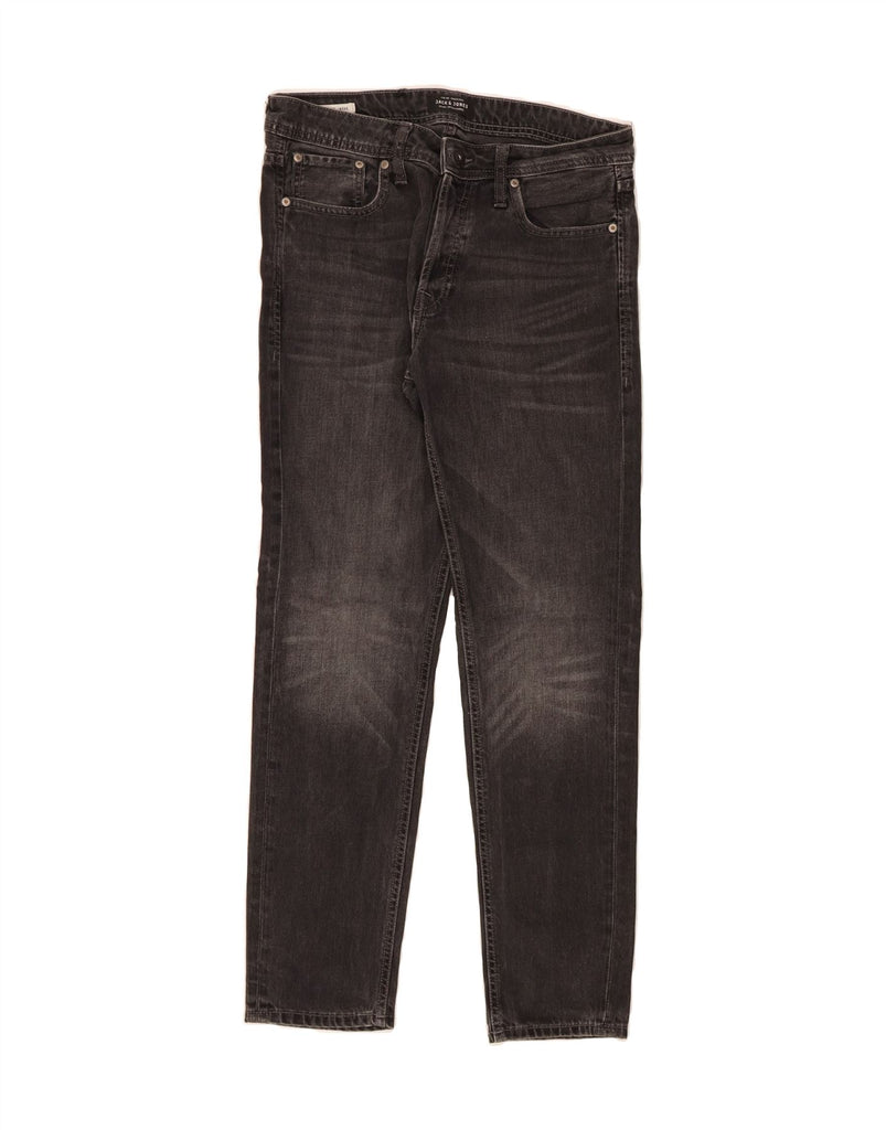 JACK & JONES Mens Mike Slim Jeans W30 L30 Black Cotton Vintage Jack & Jones and Second-Hand Jack & Jones from Messina Hembry 