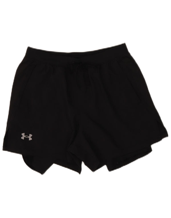 Under Armour Womens Sport Shorts UK 12 Medium Black