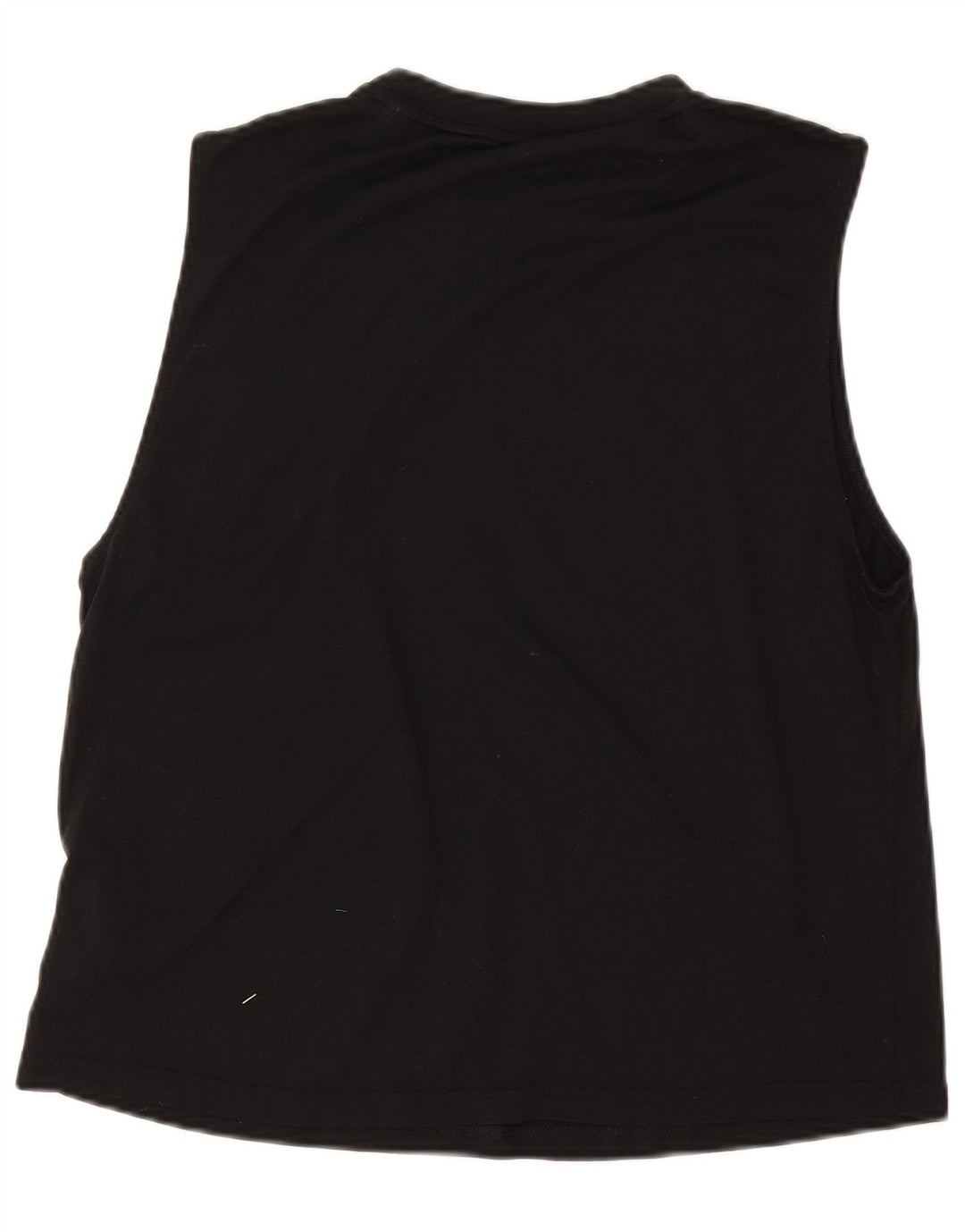 Adidas Womens Graphic Vest Top UK 14 Medium Black Polyester