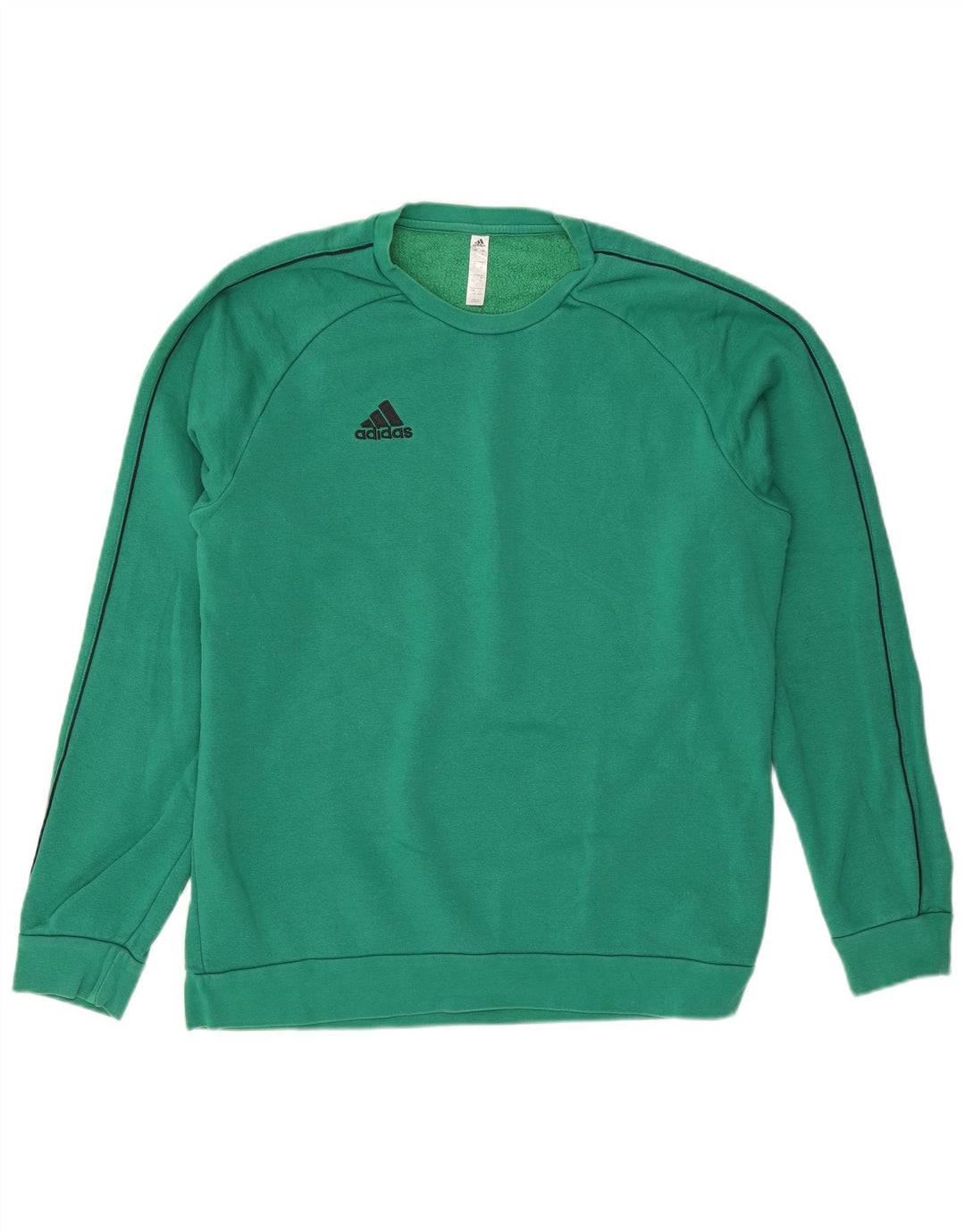 ADIDAS Mens Sweatshirt Jumper XL Turquoise Cotton
