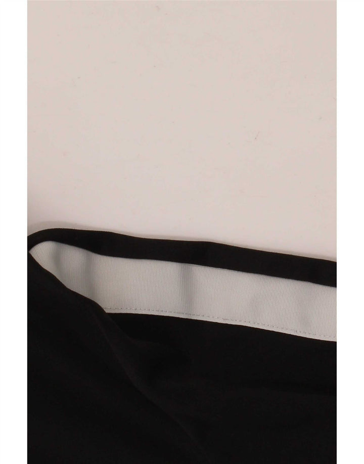 Nike Mens Tracksuit Top Jacket Small Black Colourblock Cotton