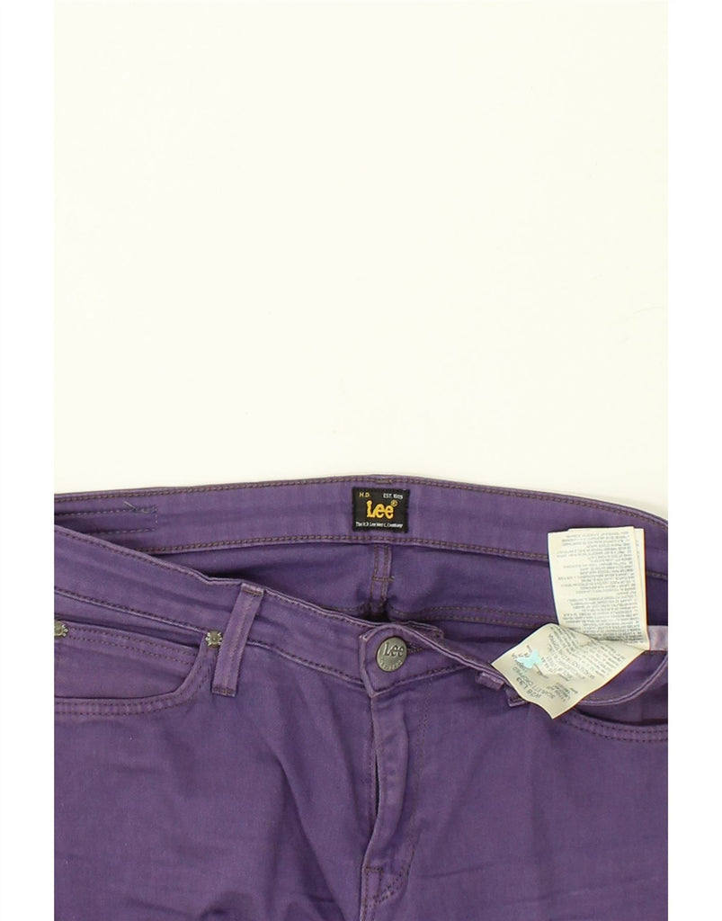 LEE Womens Scarlett Crop Skinny Jeans W28 L27  Purple Cotton | Vintage Lee | Thrift | Second-Hand Lee | Used Clothing | Messina Hembry 