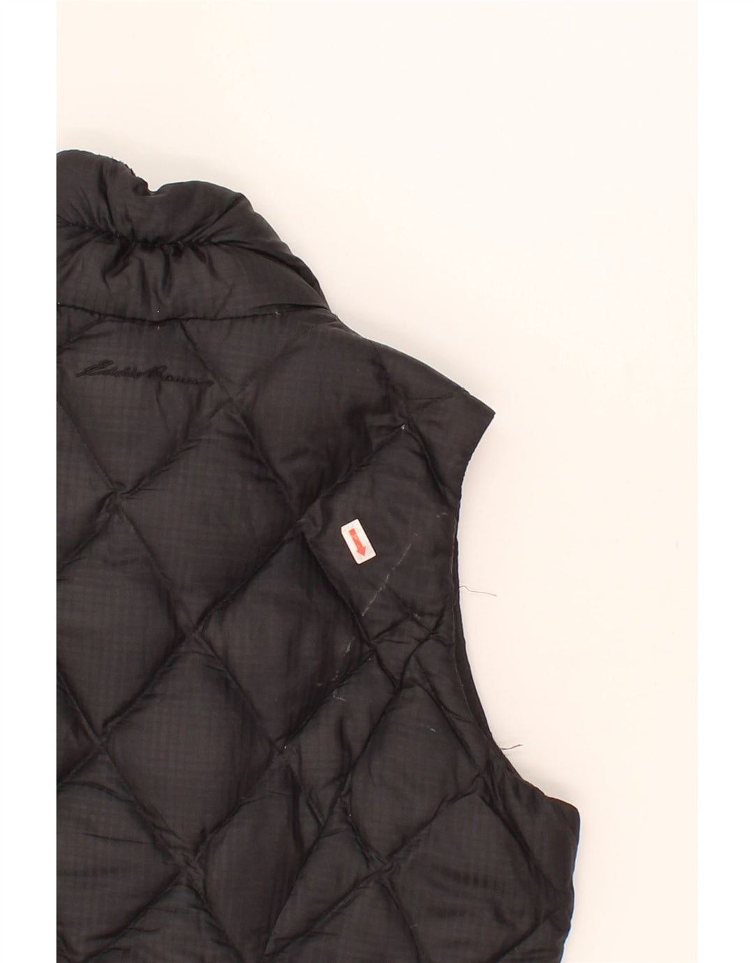 EDDIE BAUER Womens Padded Gilet UK 10 Small Black Nylon Vintage Eddie Bauer and Second-Hand Eddie Bauer from Messina Hembry 