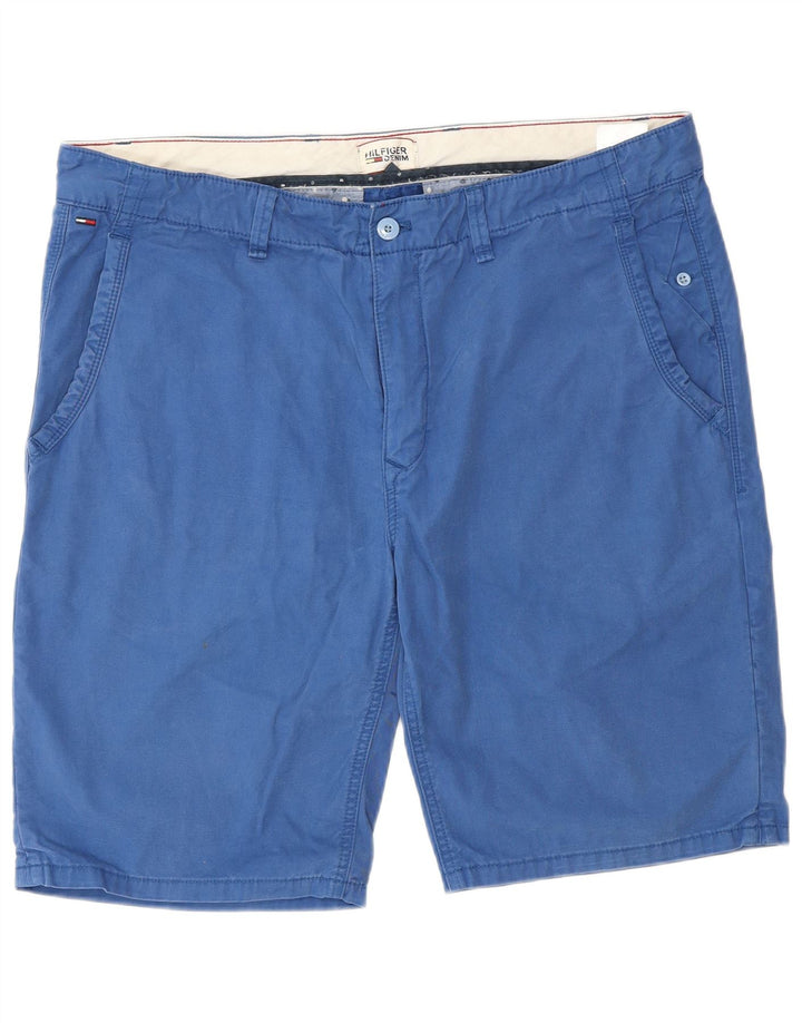 TOMMY HILFIGER Mens Chino Shorts W38 XL Blue Cotton