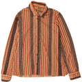 VINTAGE Womens Shirt IT 50 XL Beige Striped