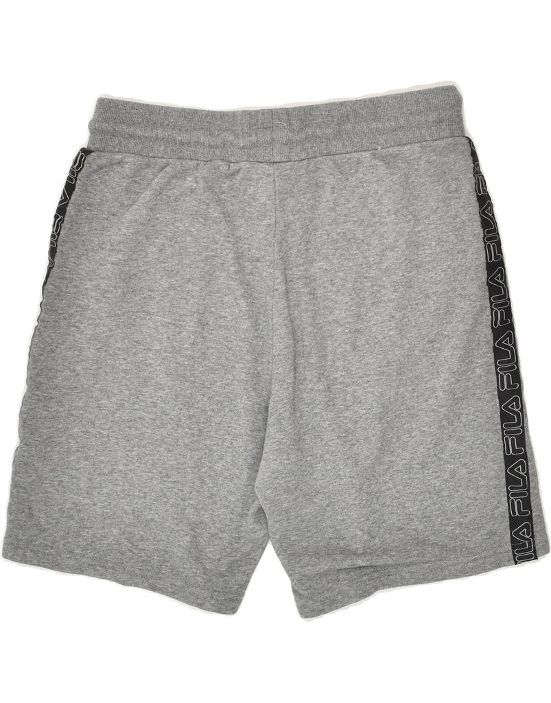 FILA Mens Graphic Sport Shorts Medium Grey Cotton | Vintage Fila | Thrift | Second-Hand Fila | Used Clothing | Messina Hembry 
