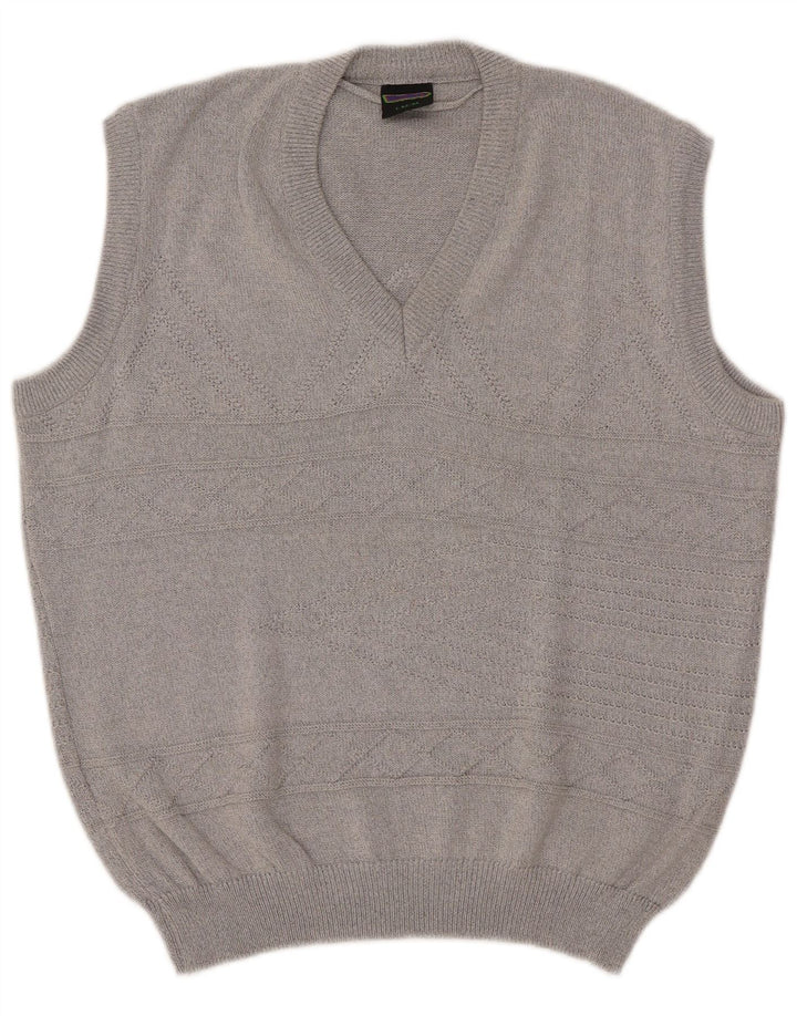 WESTBURY Mens Vest Tank Top IT 52/54 Large Grey