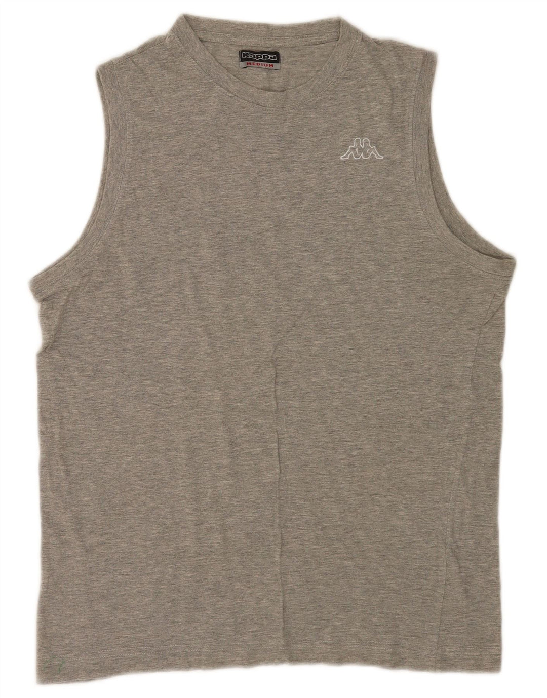 Kappa Mens Vest Top Medium Grey Flecked Cotton