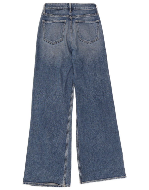 Hollister Womens Vintage Wide Leg Jeans US 1 XS W25 L32 Blue