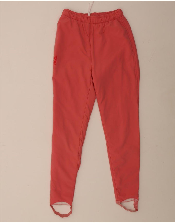 Ellesse Womens Stirrup Tracksuit Trousers EU 40 Medium Red Polyamide