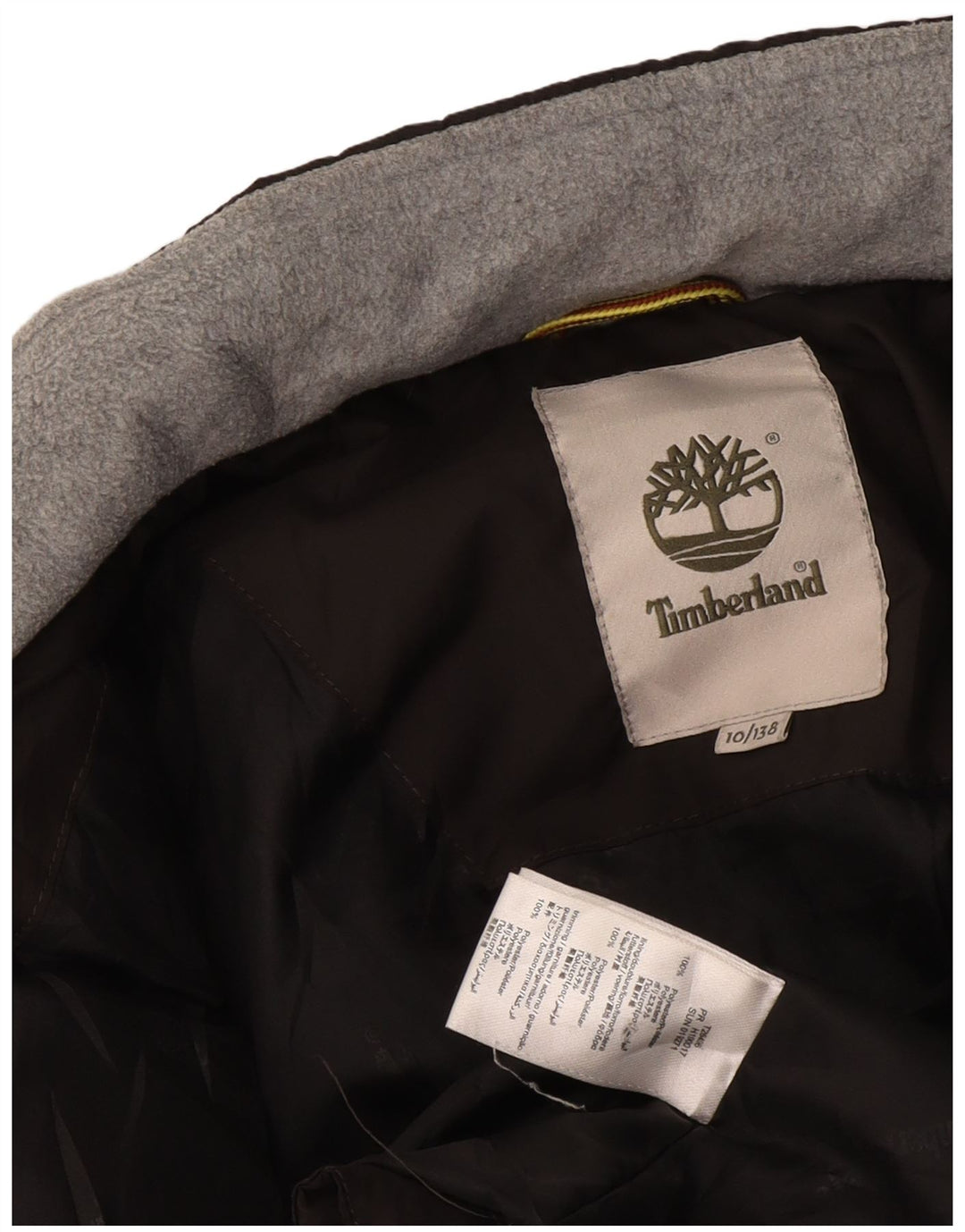 Timberland Boys Padded Jacket 9-10 Years Black Polyester