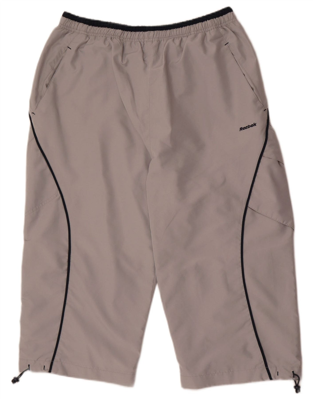 Reebok Mens Bermuda Sport Shorts Large Grey Polyester