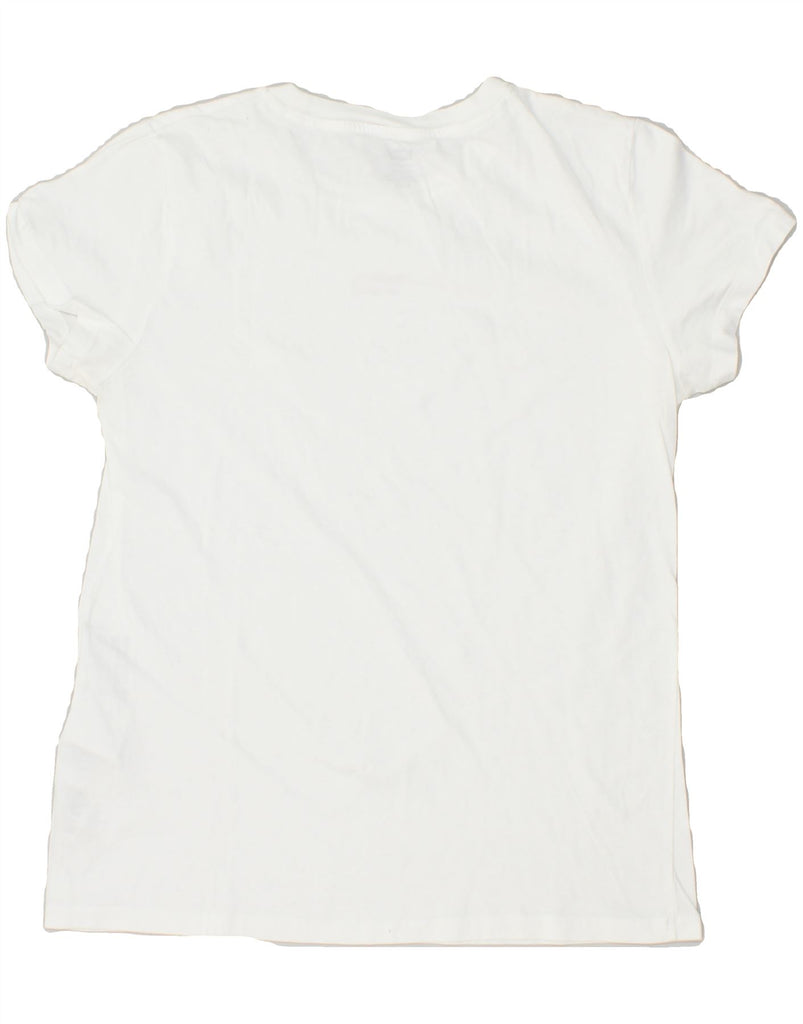 LEVI'S Womens T-Shirt Top UK 10 Small White Cotton Vintage Levi's and Second-Hand Levi's from Messina Hembry 