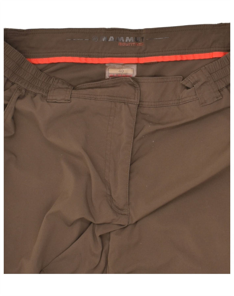 MAMMUT Womens Straight Chino Trousers EU 40 Medium W34 L29 Brown Nylon | Vintage Mammut | Thrift | Second-Hand Mammut | Used Clothing | Messina Hembry 