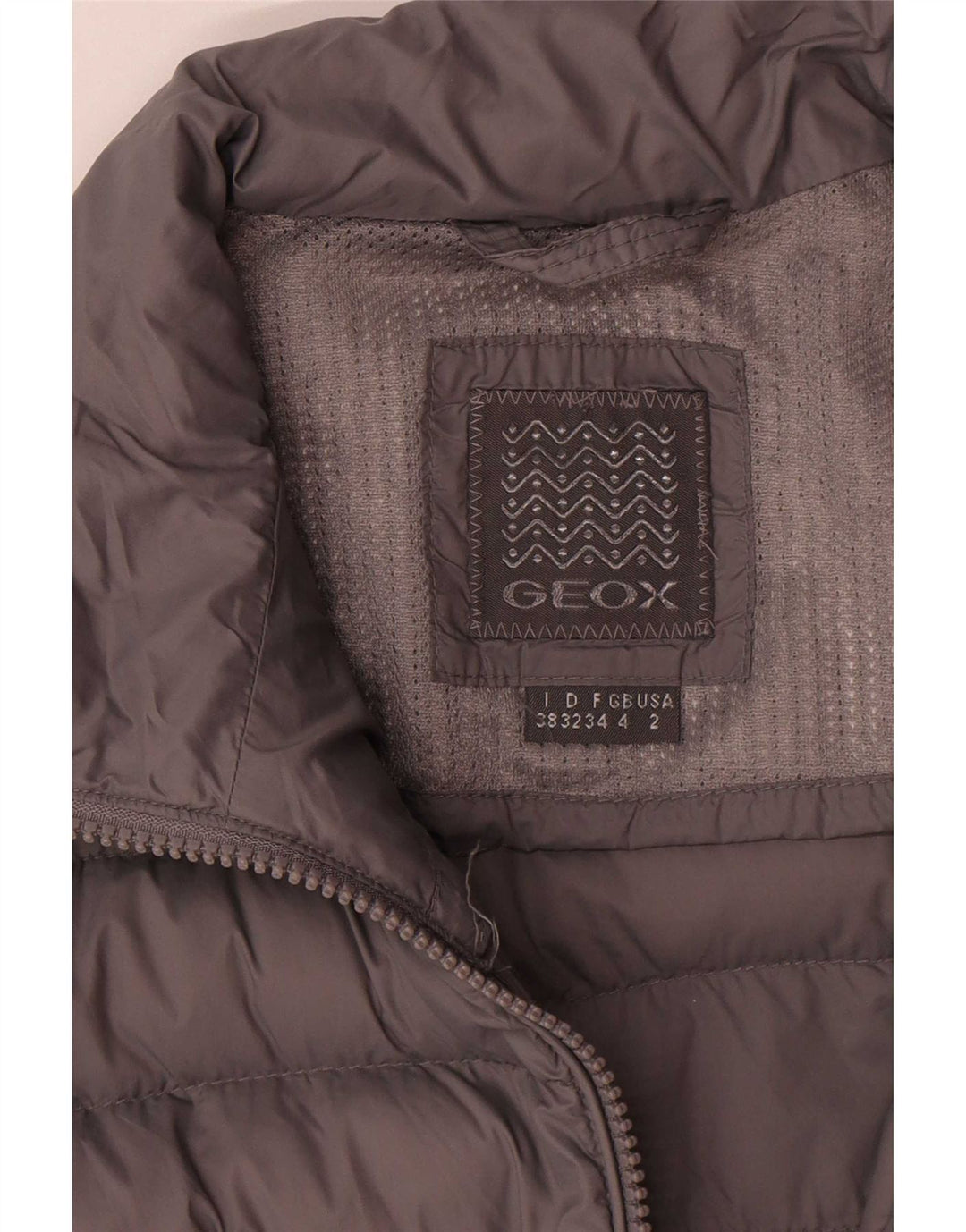 Geox Womens Oversized Padded Jacket UK 4 XS  Grey Polyester