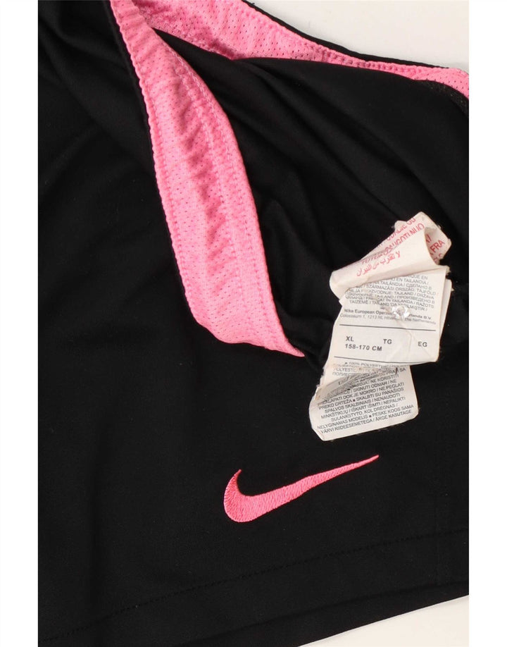 Nike Boys Barcelona Sport Shorts 13-14 Years XL Black Polyester