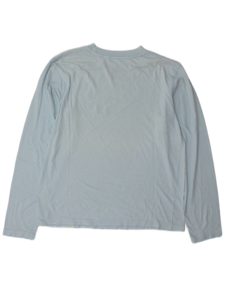 Timberland Mens Graphic Top Long Sleeve Large Blue