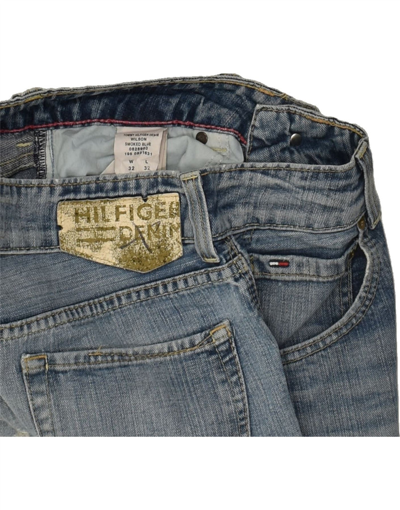 TOMMY HILFIGER Mens Wilson Straight Jeans W32 L32  Blue Cotton | Vintage Tommy Hilfiger | Thrift | Second-Hand Tommy Hilfiger | Used Clothing | Messina Hembry 