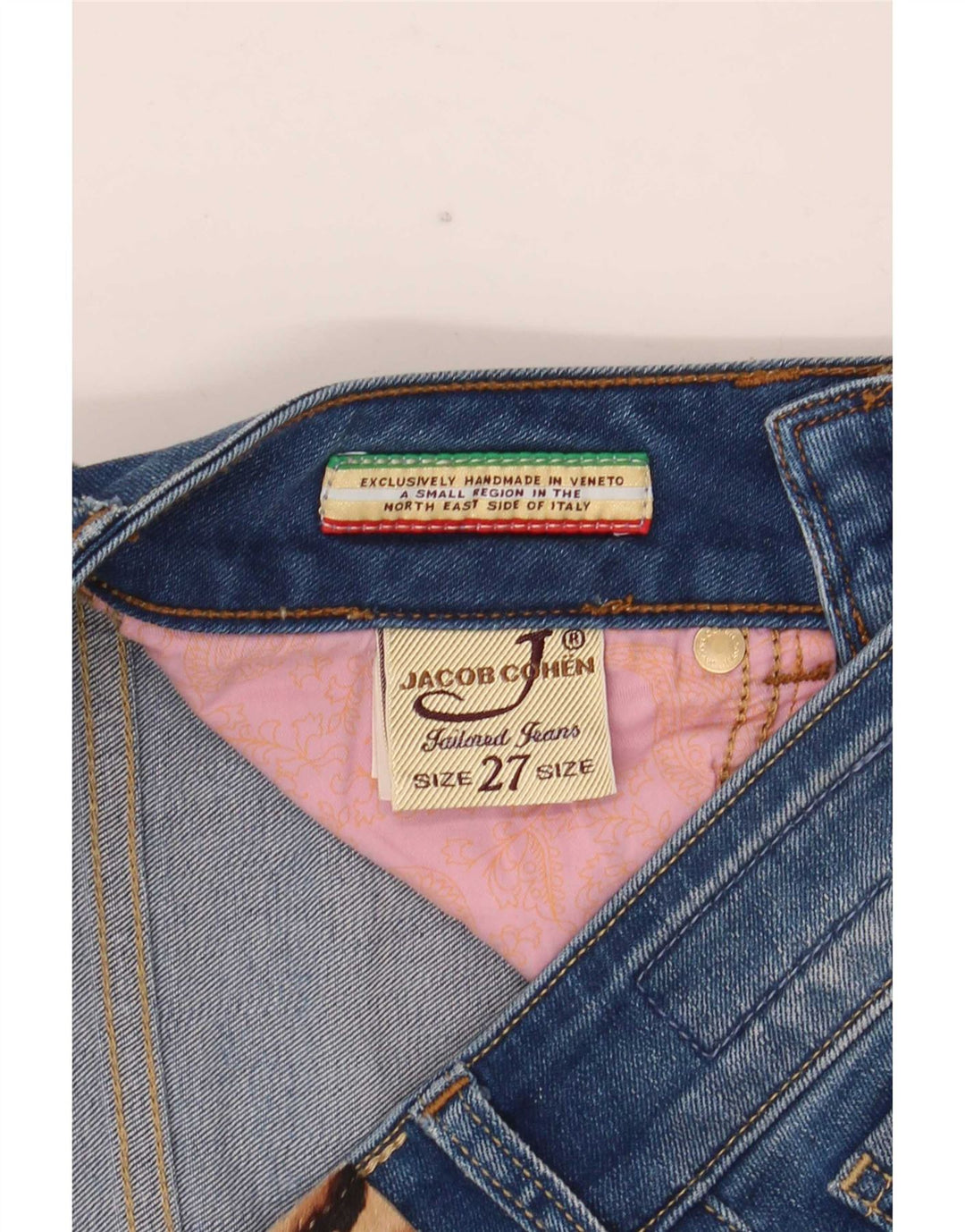 Jacob Cohen Womens Slim Jeans W27 L32 Blue Cotton