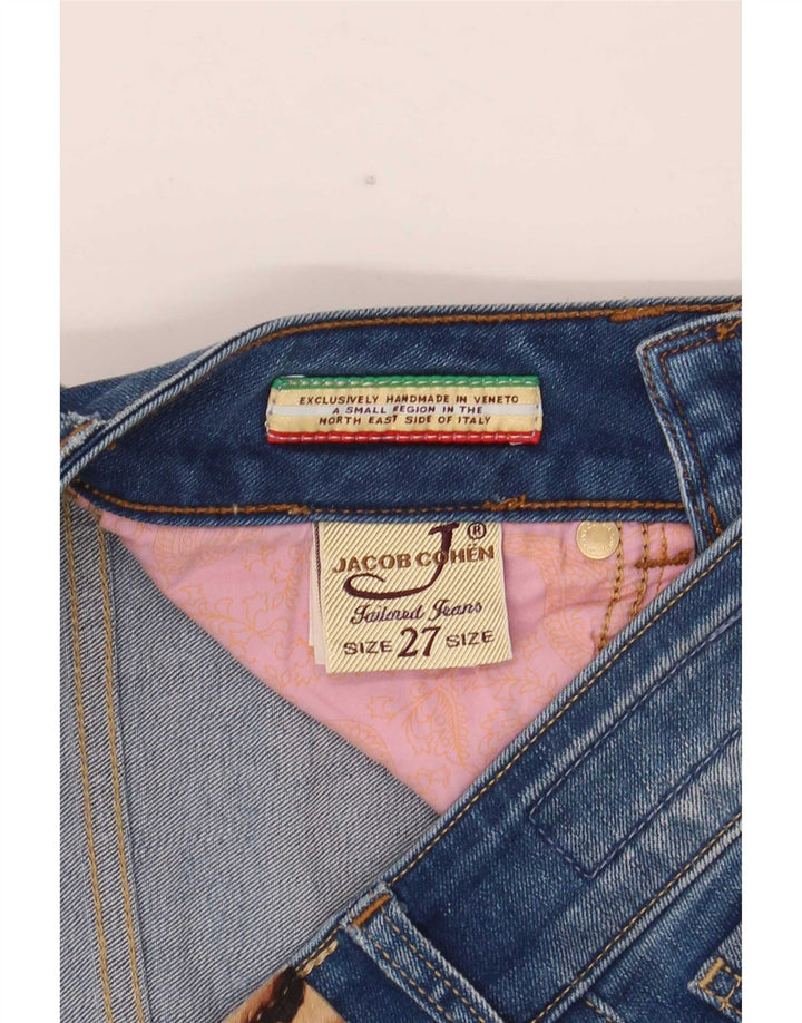 Jacob Cohen Womens Slim Jeans W27 L32 Blue Cotton