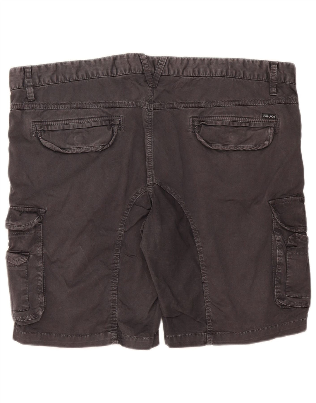 Brugi Mens Cargo Shorts IT 58 4XL W42 Grey