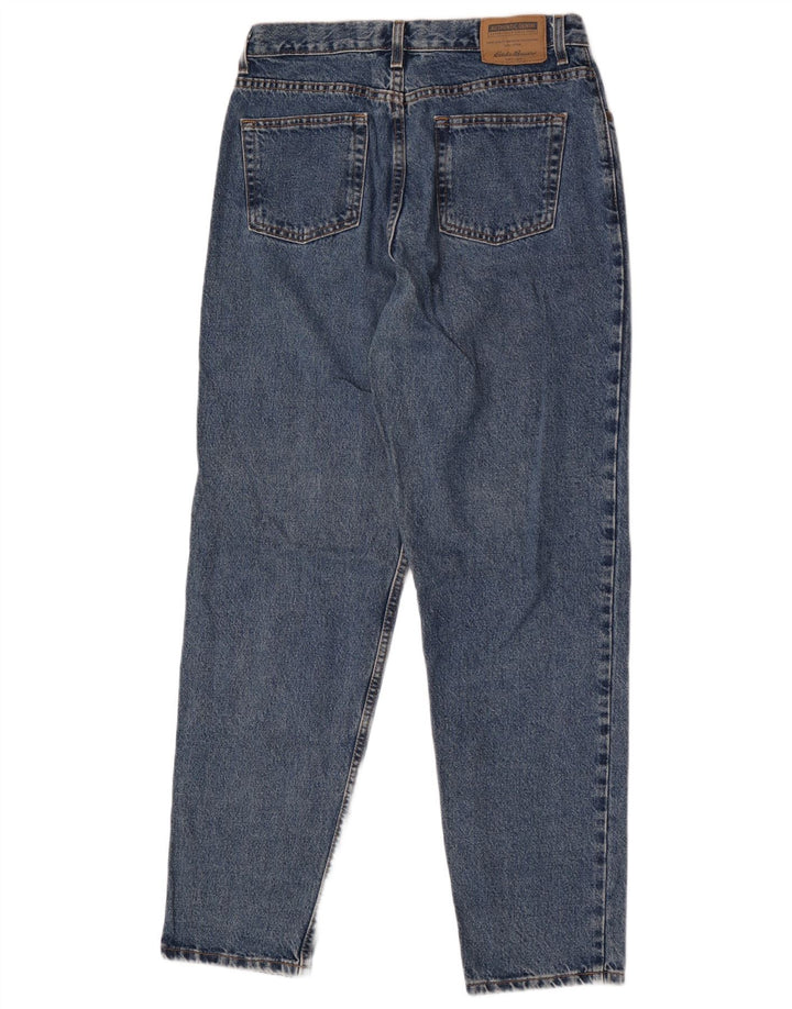 Eddie Bauer Womens Straight Jeans US 12 Large W32 L31 Blue Cotton