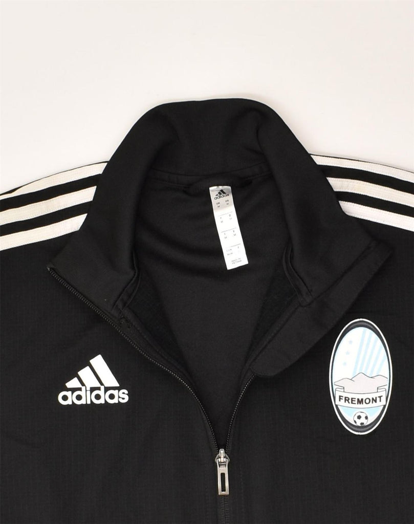 ADIDAS Mens Tracksuit Top Jacket Medium Black Polyester | Vintage Adidas | Thrift | Second-Hand Adidas | Used Clothing | Messina Hembry 