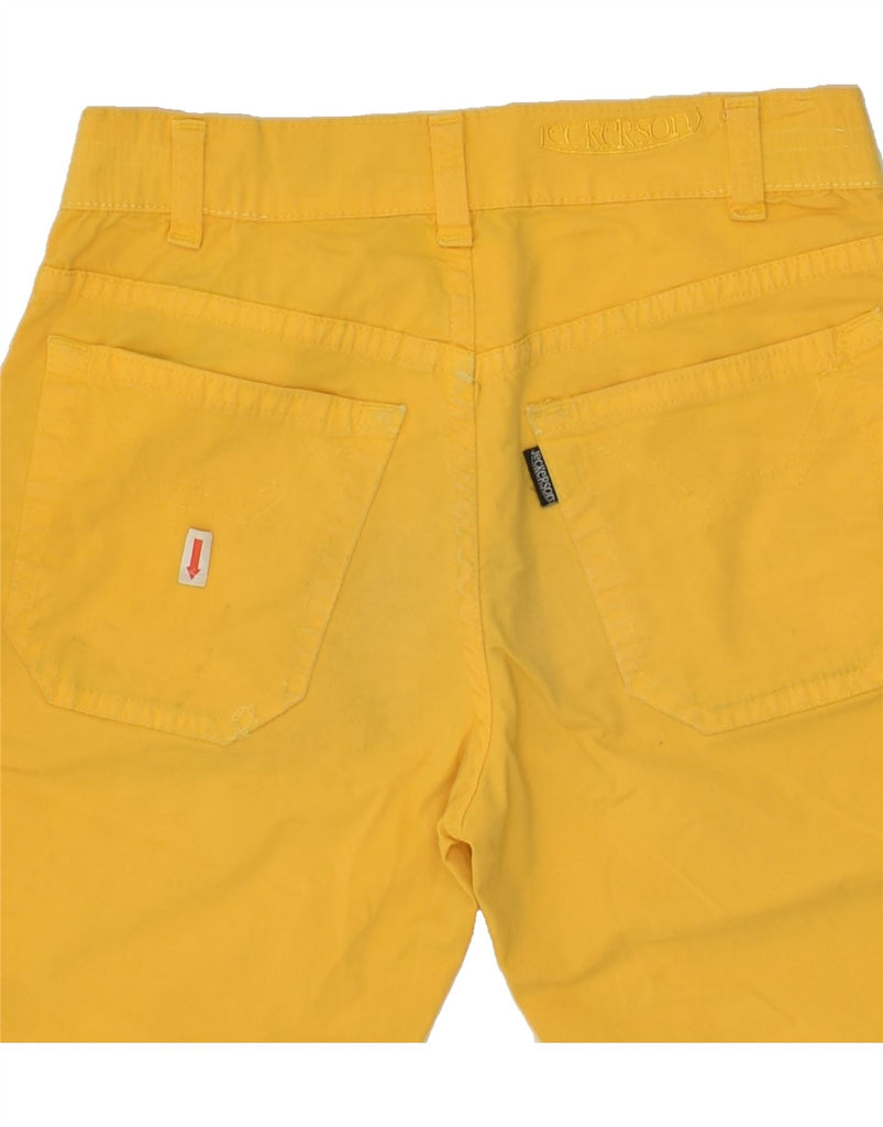 JECKERSON Boys Bermuda Shorts 9-10 Years W22 Yellow Cotton | Vintage Jeckerson | Thrift | Second-Hand Jeckerson | Used Clothing | Messina Hembry 