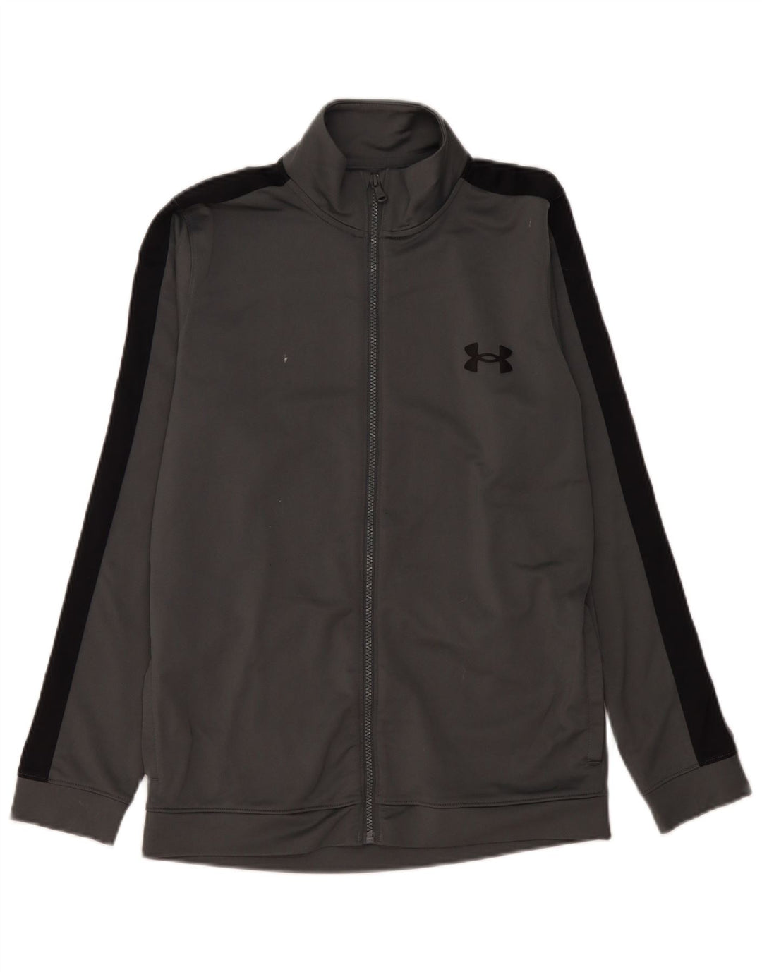 Under Armour Mens Tracksuit Top Jacket Medium Grey Colourblock Polyester