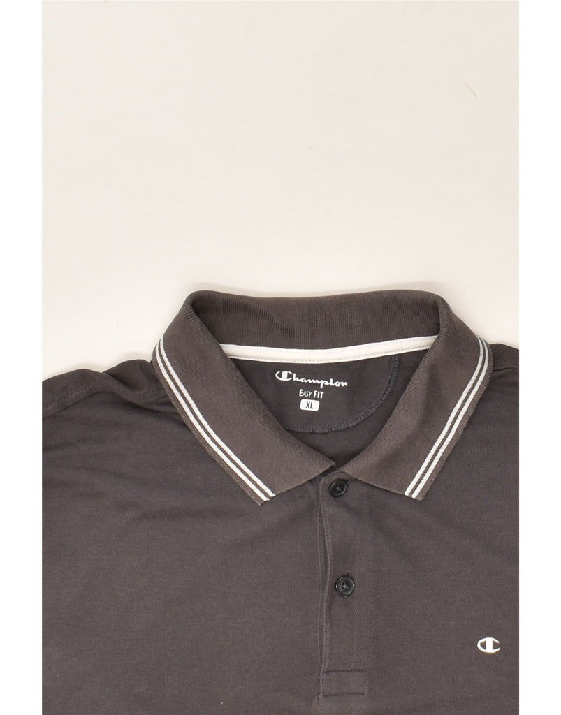 CHAMPION Mens Easy Fit Polo Shirt XL Grey | Vintage Champion | Thrift | Second-Hand Champion | Used Clothing | Messina Hembry 