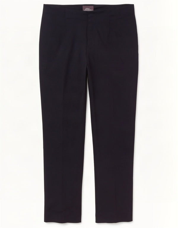 Marks & Spencer Womens Slim Suit Trousers UK 12 Medium W30 L30 Navy Blue