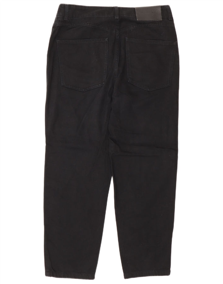 Massimo Dutti Mens High Waist Cropped Jeans W28 L24 Black