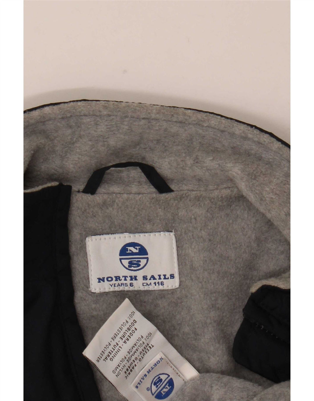 North Sails Boys Bomber Jacket 5-6 Years Navy Blue Nylon